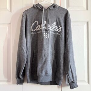 Cabela's Gray Men's Hoodie - Small